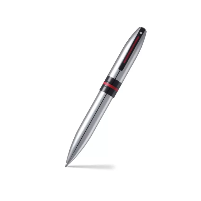 Sheaffer 9112 Icon Ballpoint Pen - Chrome with Glossy Black PVD Trim