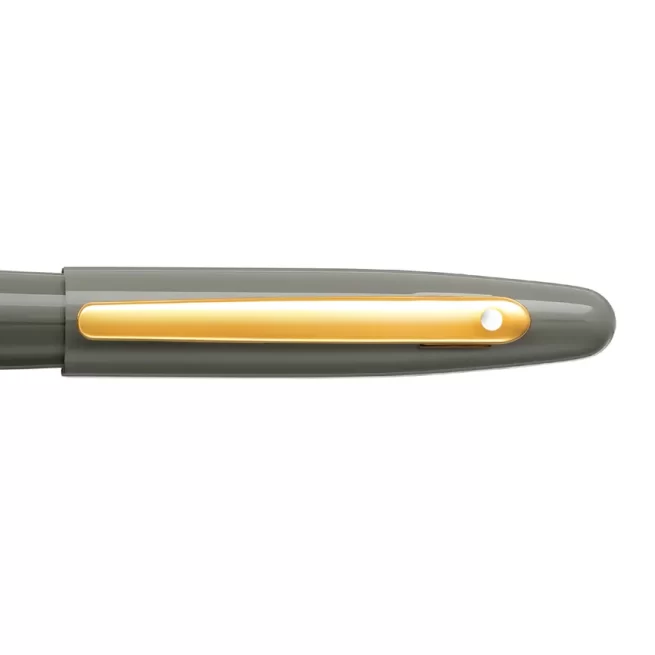 Sheaffer® VFM 9427 Glossy Light Gray Rollerball Pen With PVD Gold-Tone Trim