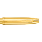 Sheaffer® 100 9372 Glossy PVD Gold Ballpoint Pen With PVD Gold Trim
