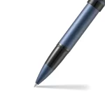Sheaffer® ICON 9110 Metalic Blue Rollerball Pen With Gloss Black PVD Trim