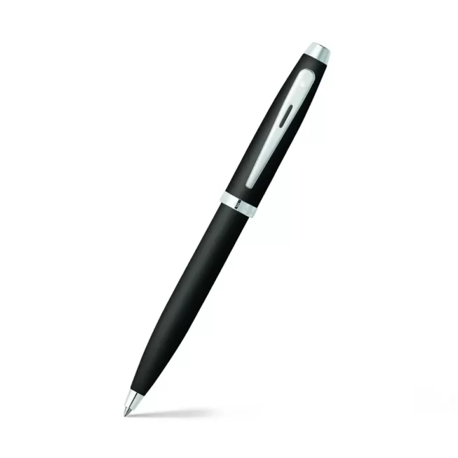 Sheaffer Gift 100 9317 Ballpoint Pen Matte Black with Chrome-Plated Trim