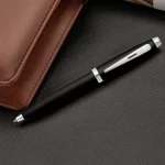 Sheaffer Gift 100 9317 Ballpoint Pen Matte Black with Chrome-Plated Trim