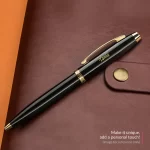 Sheaffer Gift 300 9325 Ballpoint Pen Glossy Black with Gold Tone Trim