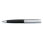 Sheaffer Set 9314 Gift 300 Ballpoint Pen - Glossy Black Barrel Chrome Cap with Chrome-Plating and Slim Wallet