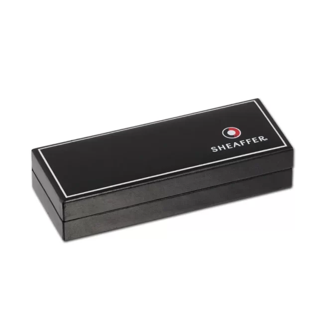 Sheaffer Gift 100 9313 Fountain Pen (Fine) Black and Brushed Chrome with Chrome-Plated Trim