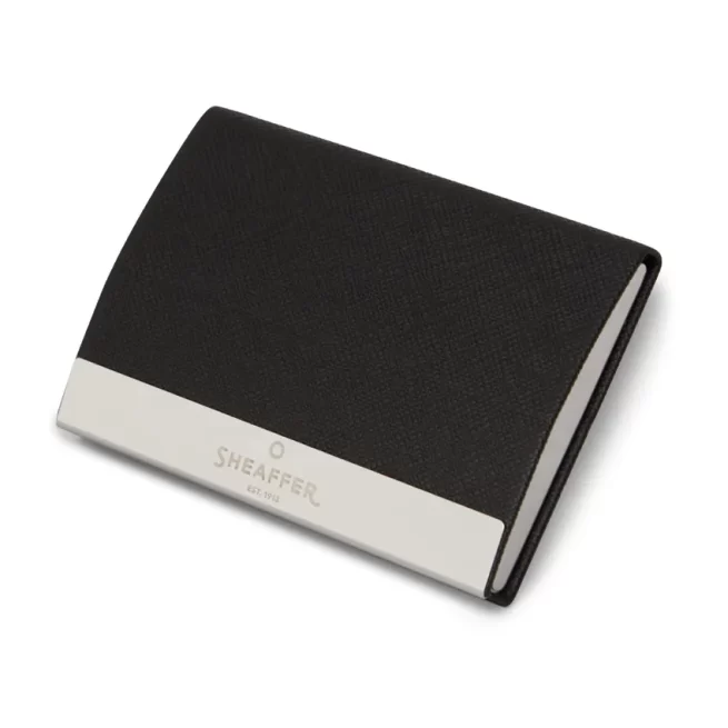 GIFTSET SHEAFFER 300 G9314 GLOSSY BLACK BARREL CHROME CAP WITH CHROME PLATED TRIMS BP WITH BCH