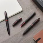 Sheaffer® ICON 9108 Matte Black Fountain Pen With Gloss Black PVD Trim - Medium