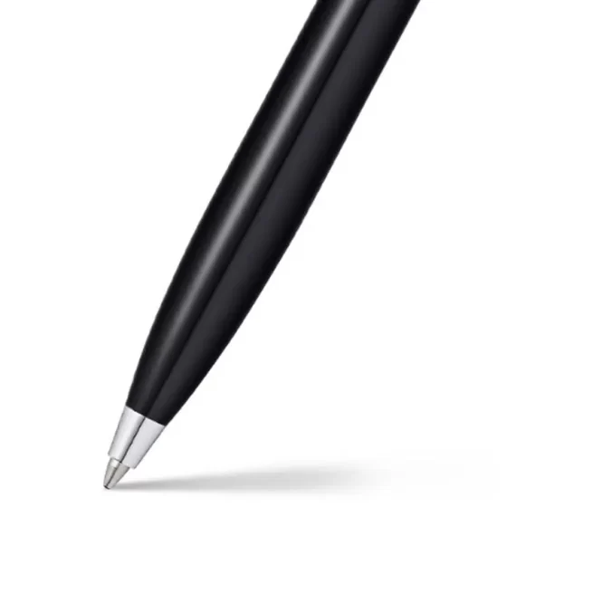 Sheaffer Gift 100 9338 Ballpoint Pen Glossy Black with Chrome-Plated Trim