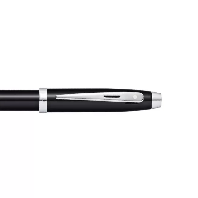 Sheaffer Gift 100 9338 Ballpoint Pen Glossy Black with Chrome-Plated Trim
