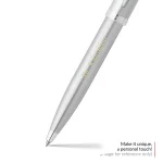 Sheaffer 9422 VFM Fountain Pen (Medium) Polished Chrome with Gold-Plated Trim