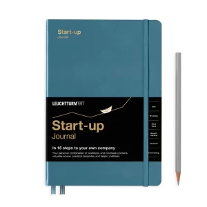 Leuchttrum1917 A5 Startup Journal - Stone Blue