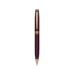 Lapis Bard Contemporary Bordeaux Ballpoint Pen Gold Trims