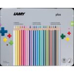plus Metal box of 24 Coloured pencils-‎1222010