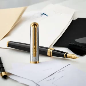 Waterman  Exception Reflections of Paris Gold Trim Fountain Pen 9000037259