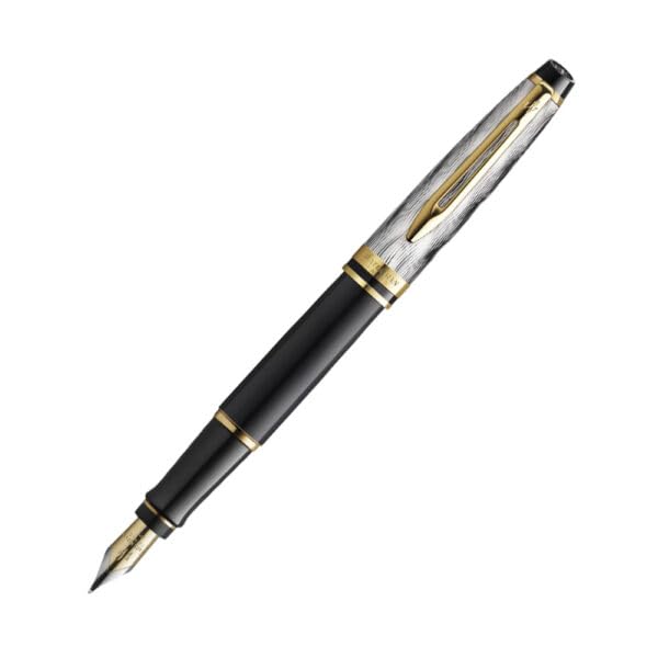 Waterman Expert Reflections of Paris Gold Trim Fountain Pen 8901198923220