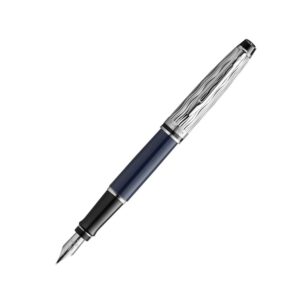Waterman  Expert L&rsquo;Essence Du Bleu Chrome Trim Fountain Pen &lrm;8901198923114