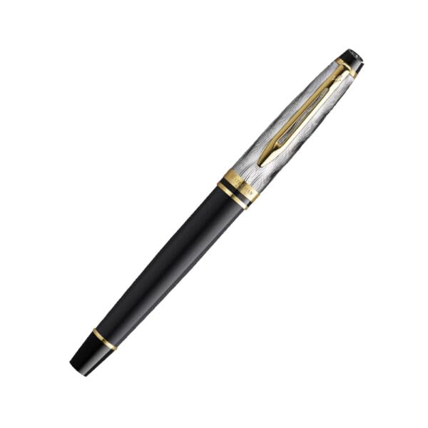 Waterman Expert Reflections of Paris Gold Trim Fountain Pen 8901198923220