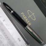 Parker 51 Black Chrome Trim Ballpoint Pen ‎9000031541