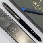 Parker 51 Black Chrome Trim Ballpoint Pen ‎9000031541