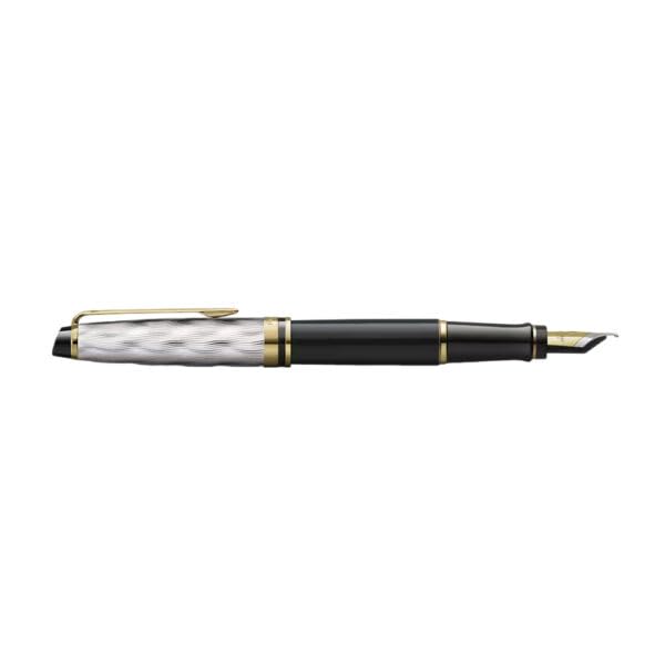 Waterman Expert Reflections of Paris Gold Trim Fountain Pen 8901198923220