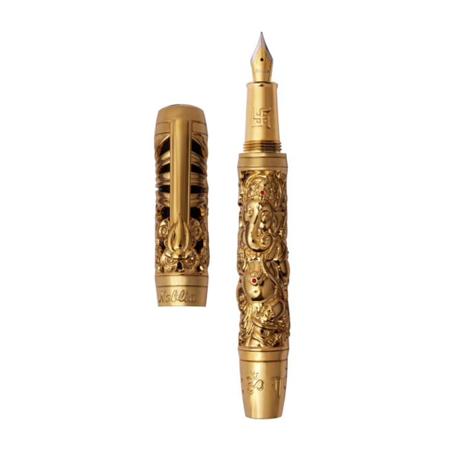 Noblia Limited Edition Ganesha Gold Fountain Pen